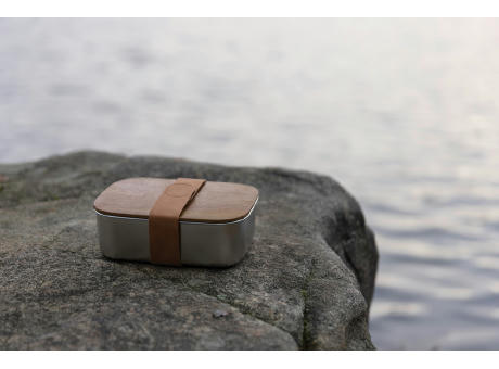 VINGA Ciro Lunchbox aus RCS recyceltem Stahl Werbeartikel