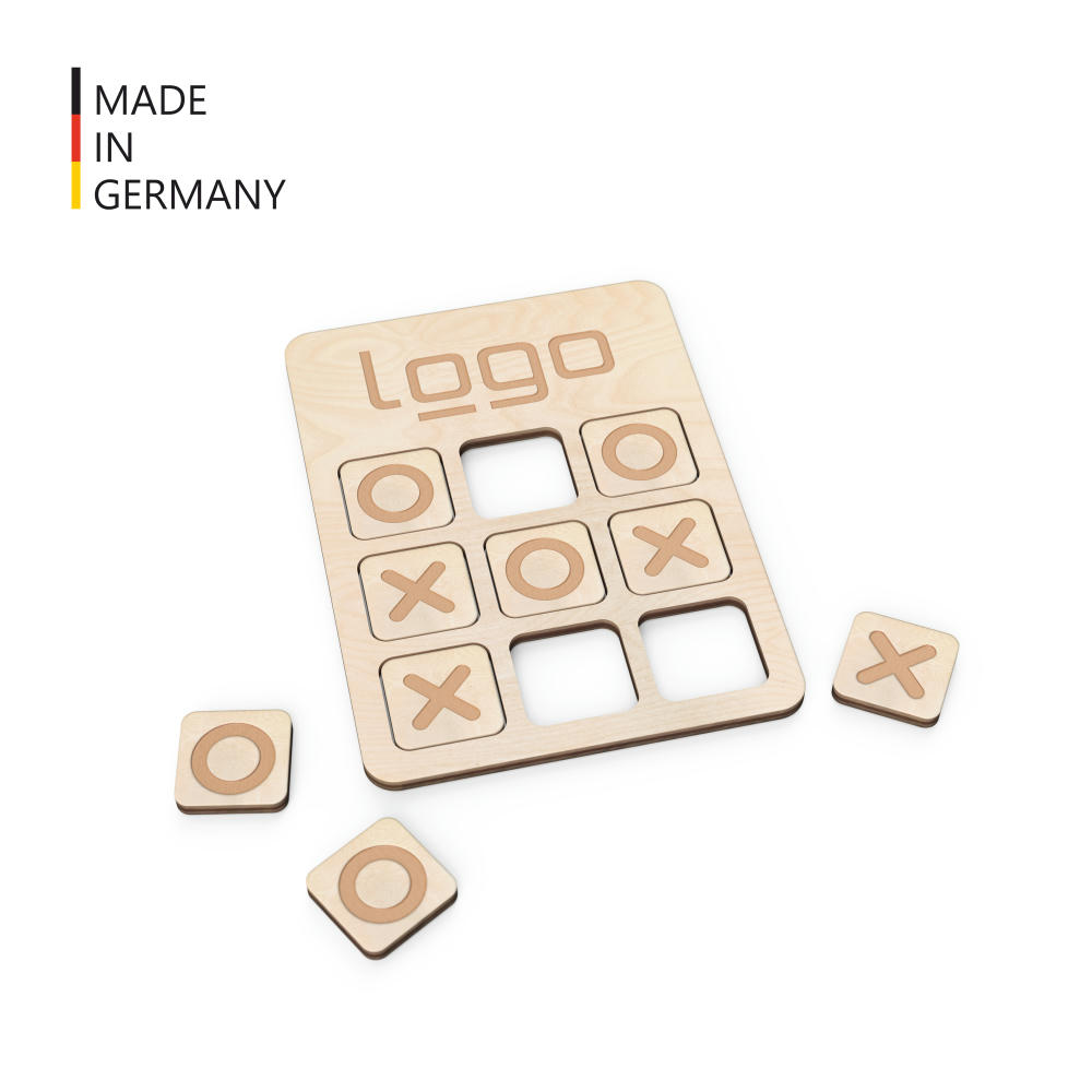 Tic-Tac-Toe – "Drei Gewinnt" (FSC® zertifiziert) Werbeartikel