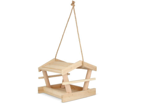 Vogelfutterhaus aus Holz FSC Werbeartikel