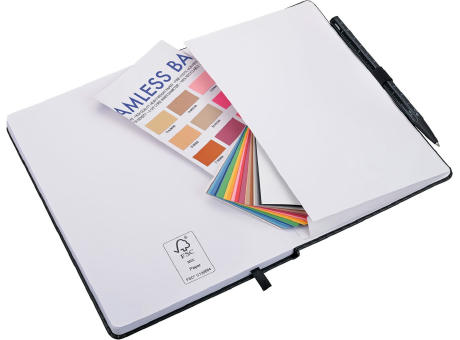 TROIKA Notizblock SLIMPAD A5 CARBON Werbeartikel