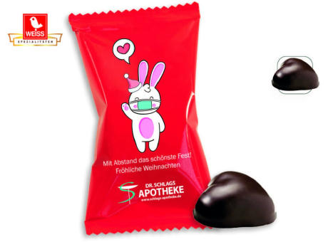 Product image Lebkuchenherz Werbetüte, 1 Stück, Inhalt: Lebkuchen Herz bedrucken