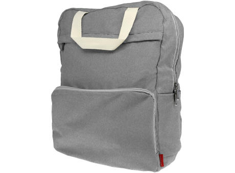 Product image Faltbarer Rucksack 'Cordoba', meliertes Grau RPET Werbeartikel