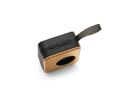 MAYER. Lautsprecher 3W mit 4 Stunden Akkulaufzeit aus Recyceltes ABS (100% rABS) und Bambus Werbeartikel