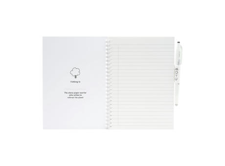MOYU Erasable Stone Paper Notebook SoftCover 18 Seiten Werbeartikel
