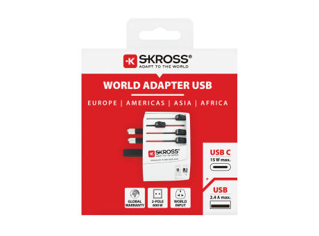 SKROSS MUV USB ( 1 USB-C 1 USB-A) Werbeartikel