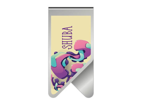 ROMINOX® Mehrweg-Büroklammer X Clip XL, idealer Mailingartikel für Dokumente, bis zu 16 Seiten Klemmkraft Werbeartikel