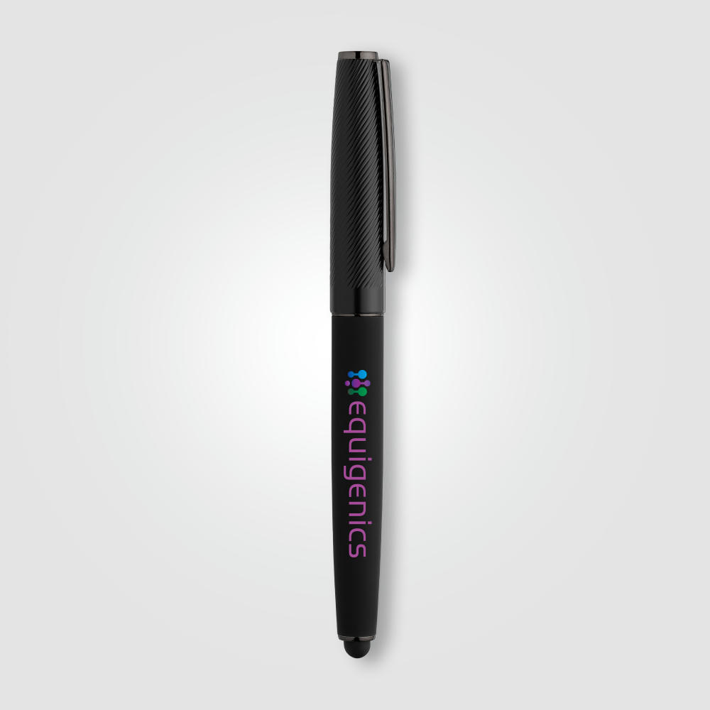 Product image Metropolis™ Gelschreiber mit Stylus aus recyceltem Aluminium Werbeartikel