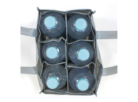 GIRONA - 6er Flaschentasche mit Facheinteilung bedrucken