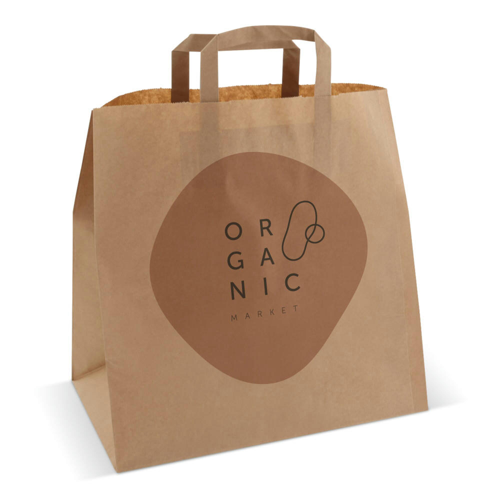 Product image Papiertüte 70g/m² 32x21x33cm Werbeartikel