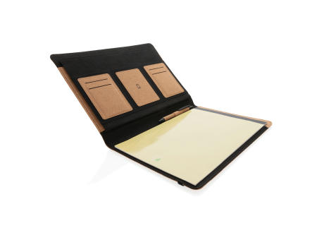 Deluxe Kork Portfolio A4 mit Stift Werbeartikel