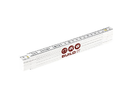 Product image Zollstock 2 Meter aus Glasfaser kalibriert laut EG Normierung Klasse 11 Werbeartikel