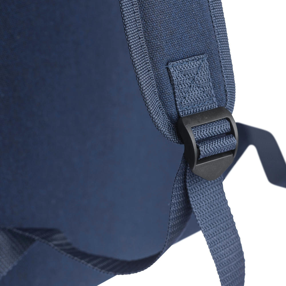 Rolltop-Rucksack Thaddeus aus recyceltem Poly-Baumwollgewebe (330 g/m2) Werbeartikel