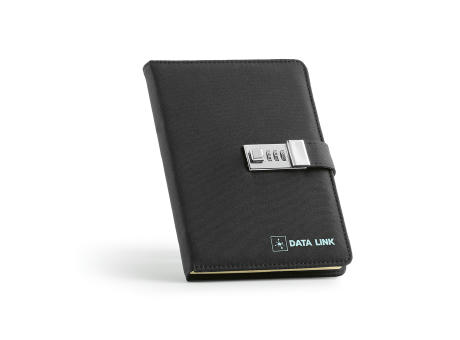 Melville Notizbuch A5 recy. Papier 70gsm 192 Seiten Werbeartikel