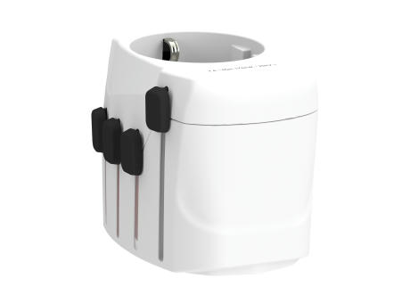 SKROSS Pro 3-Pole World Travel Adapter Werbeartikel