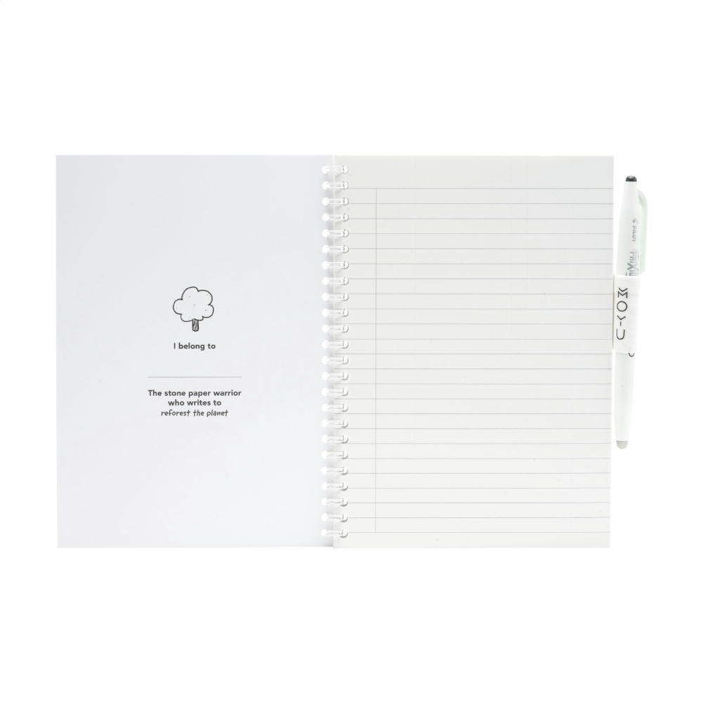 MOYU Erasable Stone Paper Notebook SoftCover 18 Seiten Werbeartikel