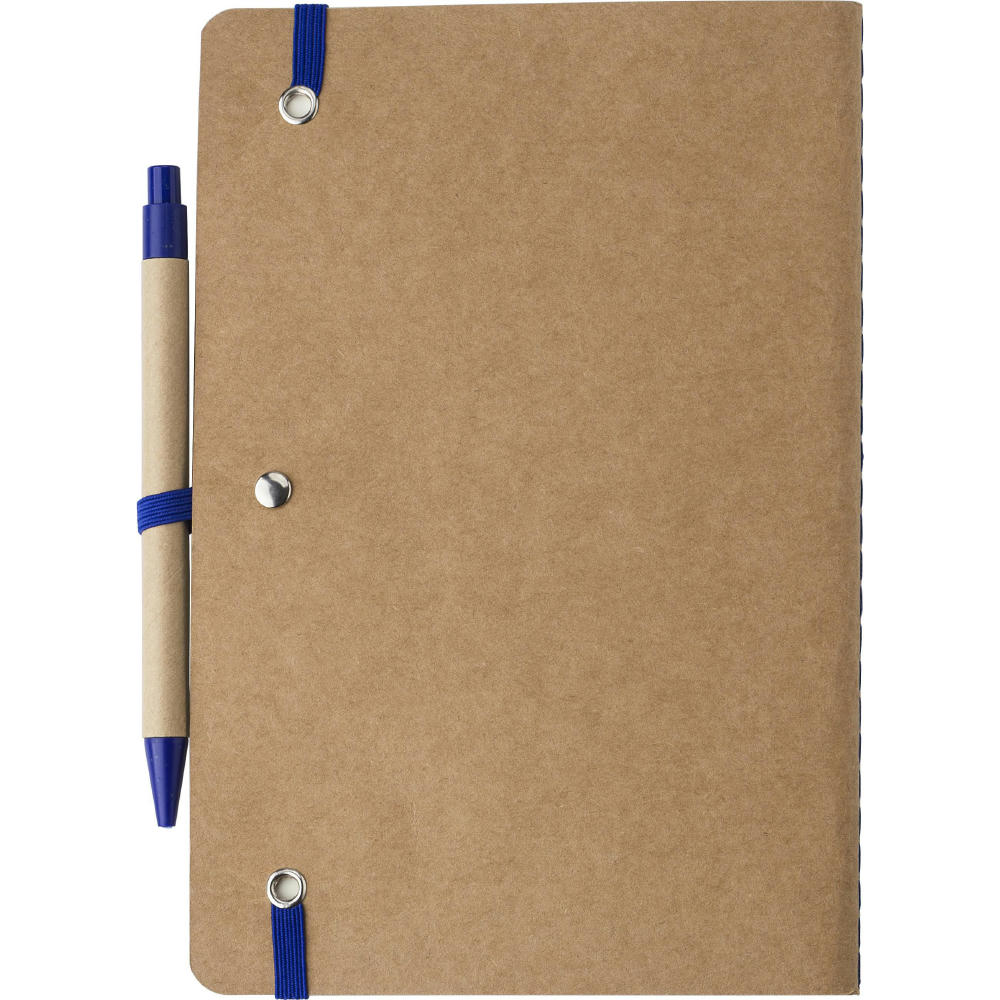 Notizbuch aus recyceltem Karton (A5) Theodore Werbeartikel