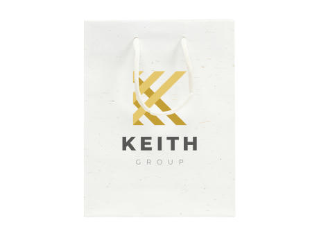 Leaf It Bag recycelt mit Strohfasern (180 g/m²) S bedrucken