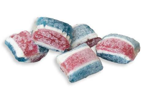 Beutelschachtel mit Bonbons,   60 g, Inhalt: Bonbons Deutschland Brause Werbeartikel