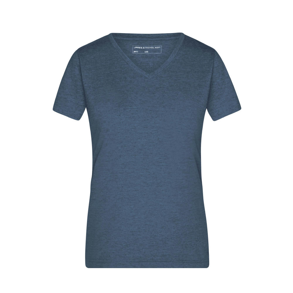 Product image Ladies' Heather T-Shirt - Modisches T-Shirt mit V-Ausschnitt Werbeartikel