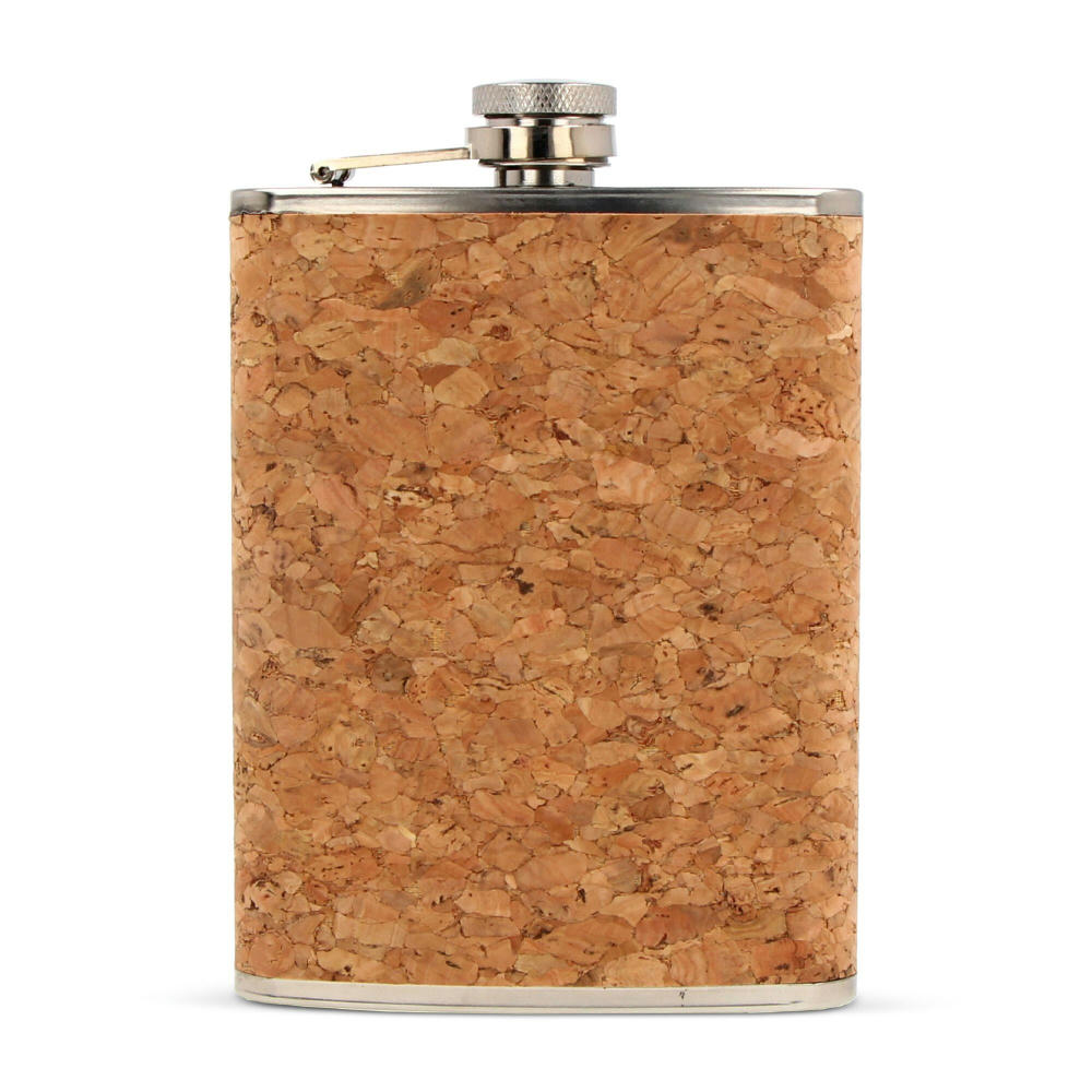 Flachmann mit Korken 220ml Werbeartikel