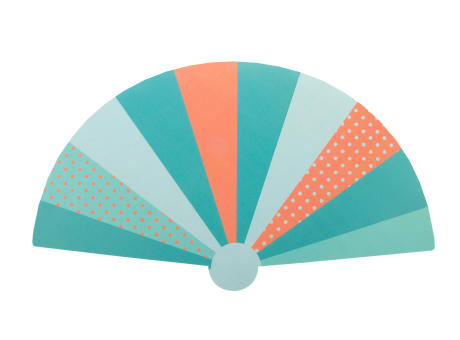 Individueller Fächer Onebreeze bedrucken