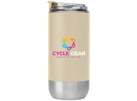 Glacier - 475 ml Recycling-Edelstahlbecher - Doppelwandig Werbeartikel