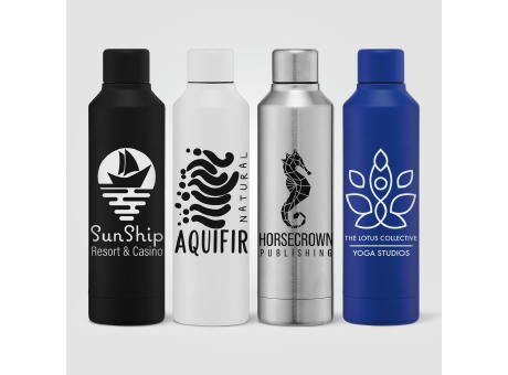 Olympus - 500 ml Edelstahlflasche - Kupferbeschichtet & Doppelwandig mit Drehverschluss Werbeartikel