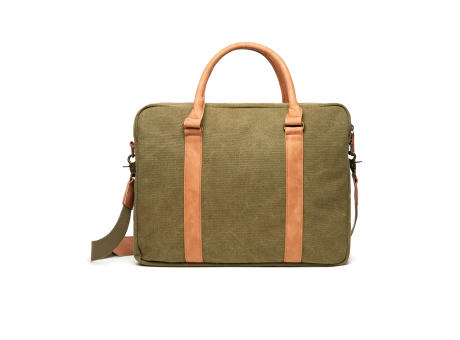 VINGA Bosler Computertasche aus RCS recyceltem Canvas bedrucken