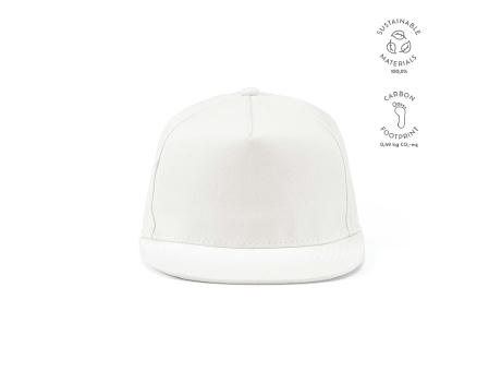 Product image Cornell Kappe recy. Baumwolle 280 g/m². Druckknopfverschluss Werbeartikel