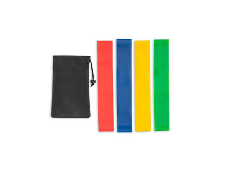 BURPEE. Set elastischer Sportbänder mit Vliesstoffbeutel Werbeartikel