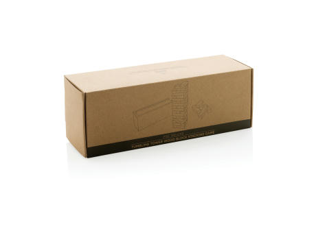 Deluxe Holz-Stapelturm aus Holz Werbeartikel