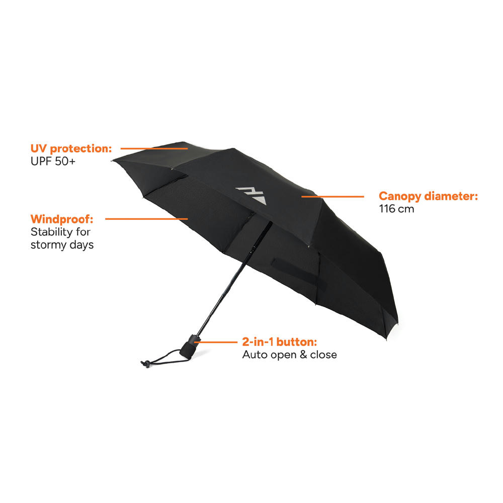 Nordic Drift Trail 23" AWARE™ RPET Automatik-Schirm UPF 50+ Werbeartikel