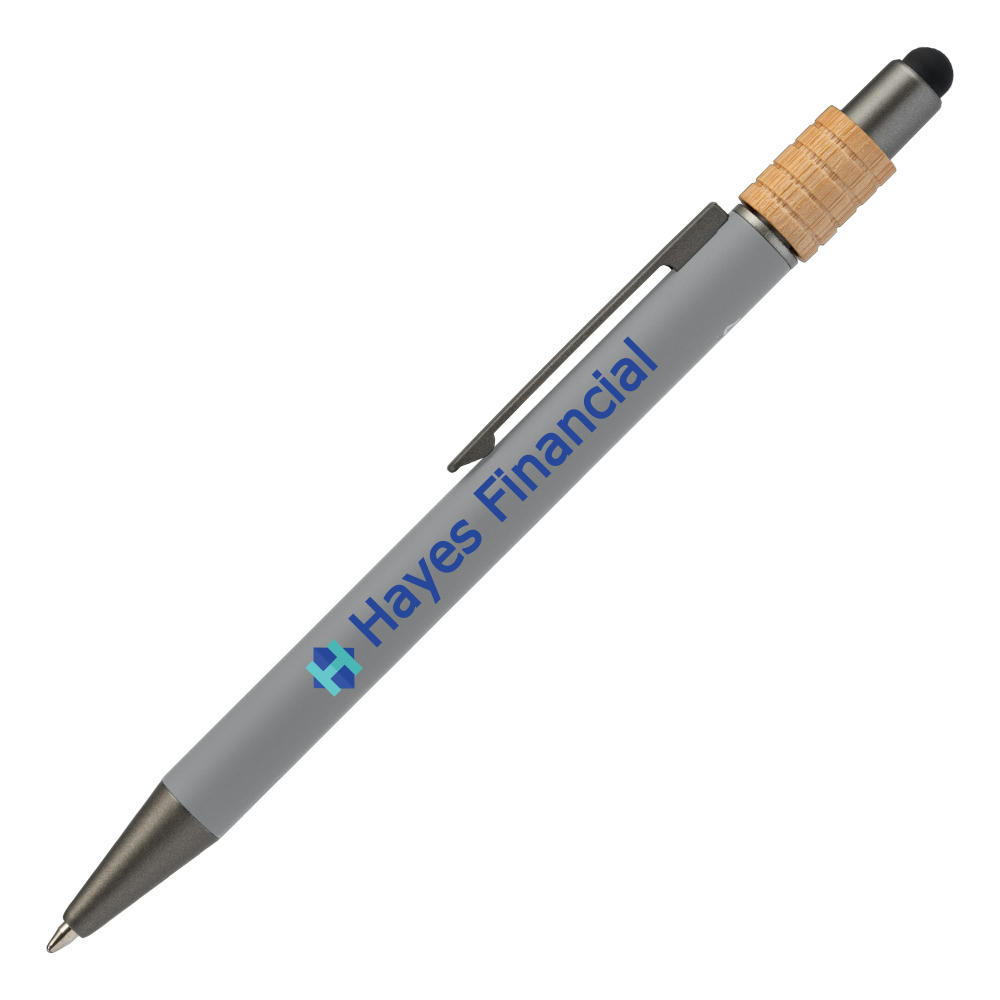 Reborn Spinner Kugelschreiber aus recyceltem Aluminium - m/Stylus - PATENTIERT Werbeartikel