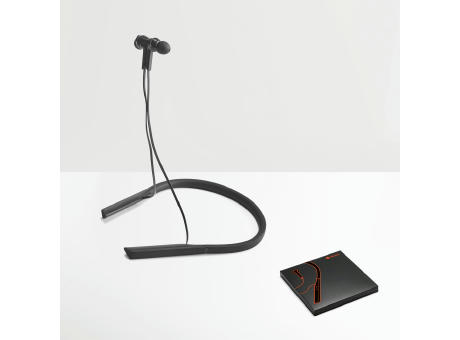 HEARKEEN. In-Ear Kopfhörer aus ABS- und Silikon mit BT 5'0-Übertragung 90 mAh Werbeartikel