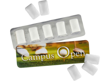 Kaugummi im Blister Werbeartikel