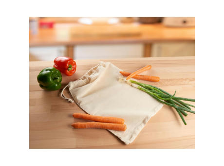 Obst- und Gemüsebeutel Cotton "ECOCARE", Materialmix bedrucken