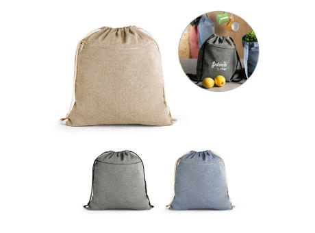 CHANCERY. Turnbeutel mit recycelter Baumwolle (70%), Polyester (30% rPET) (140 g/m²) bedrucken
