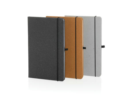 A5 Hardcover Notizbuch aus GRS recyceltem PU bedrucken