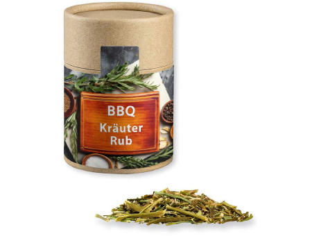 Product image Gewürzmischung BBQ Kräuter Rub, ca. 50g, Kraftpapierdose Midi Werbeartikel