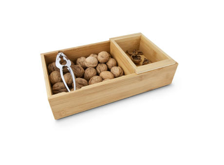 Geschenkset / Präsenteset: Nuss-Nux, Nussknacker-Set mit 400 g Nüssen bedrucken