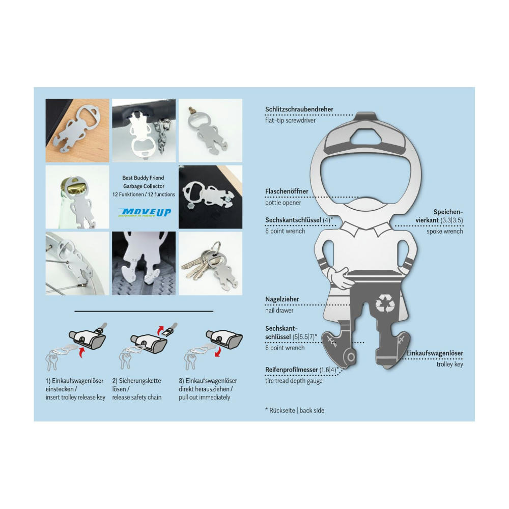 ROMINOX® Best Buddy Friend // Garbage Collector Werbeartikel