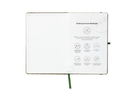 TeaGround Cork Notebook A5 Notizbuch Werbeartikel