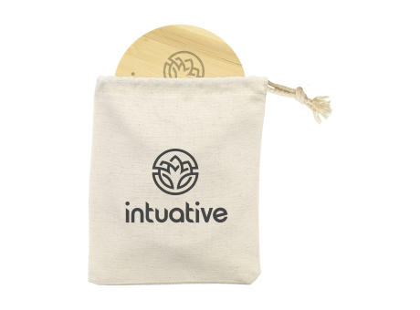 Bamboo Coaster Set Untersetzern Werbeartikel