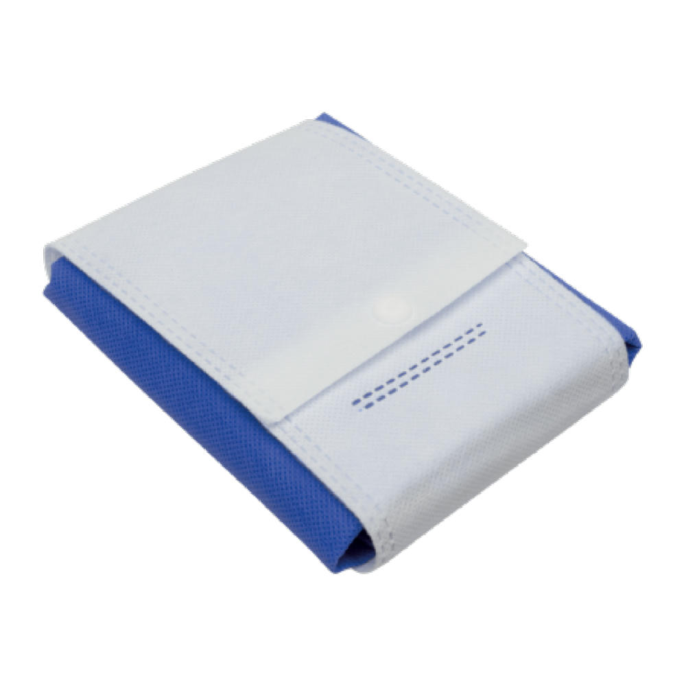 Product image Faltbare Einkaufstasche mit Druckknopf 80 gr/m2 Werbeartikel