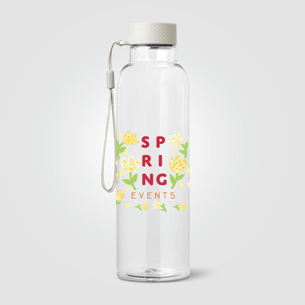 Aura rPET Trinkflasche mit Handschlaufe - 710 ml Werbeartikel