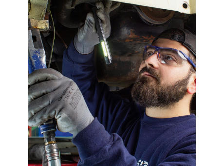 Aufladbare LED Leuchte "Profi Inspection Light Laser 200 L" Werbeartikel