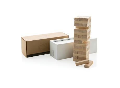 Deluxe Holz-Stapelturm aus Holz Werbeartikel