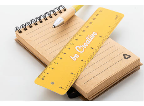 Individuelles Lineal aus Papier Samler Werbeartikel