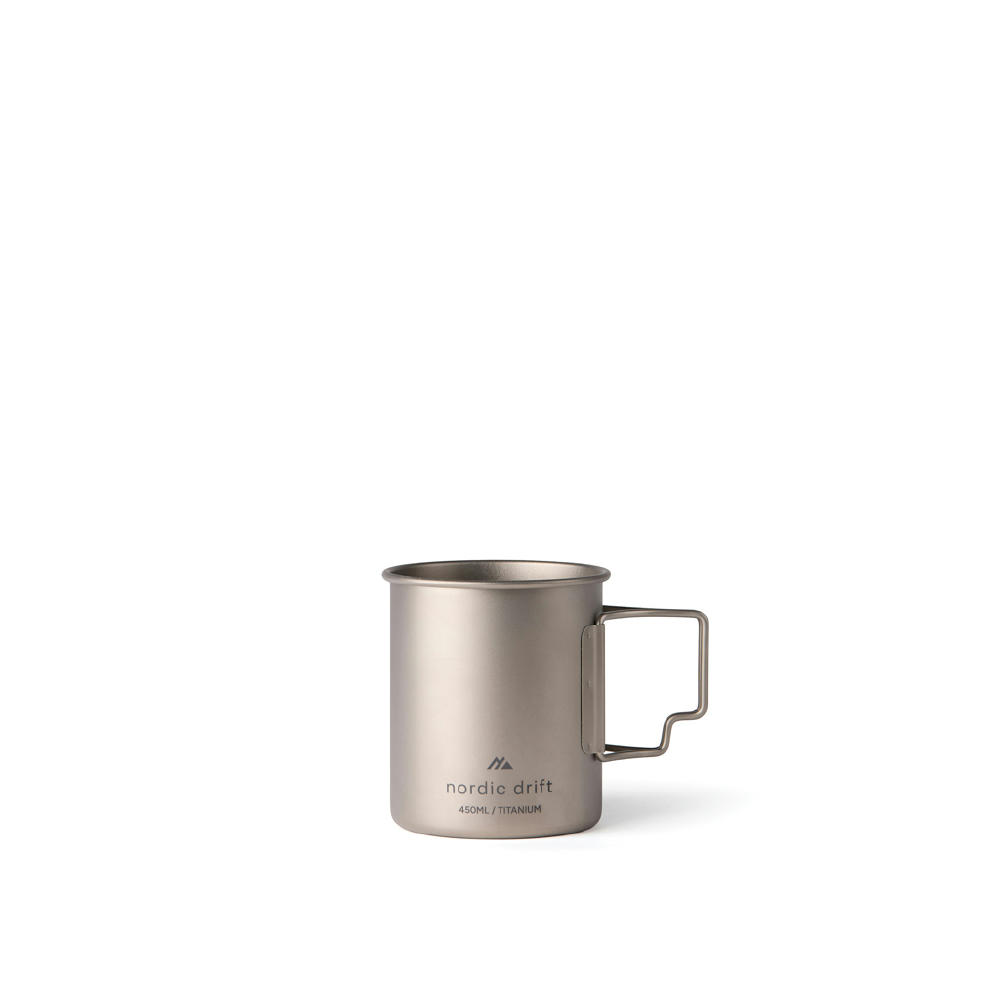 Nordic Drift Trail Ultraleichte Titan-Becher 450ml Werbeartikel