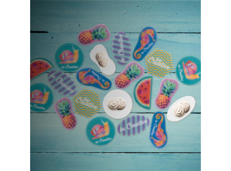 Anstecker mit Magnetbefestigung ColoBadge bedrucken